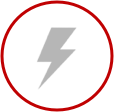 An icon representing electric vehicles